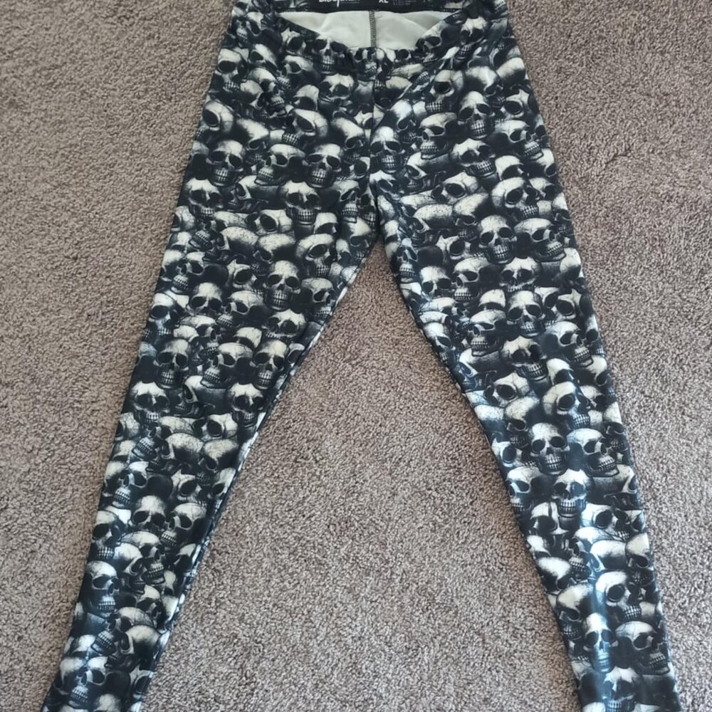 Blackmilk Skull Leggings